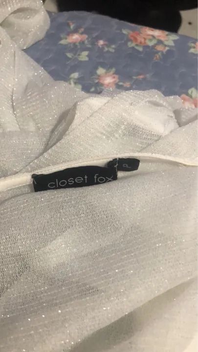 Vestido Branco Longo transparente - Foto 4
