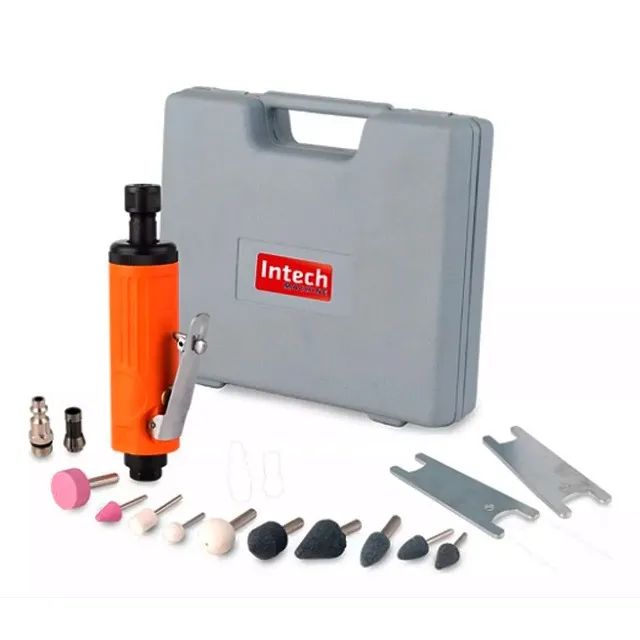 Mini Retífica 1/4 Pol Pneumática Com Acessórios Intech - Foto 3
