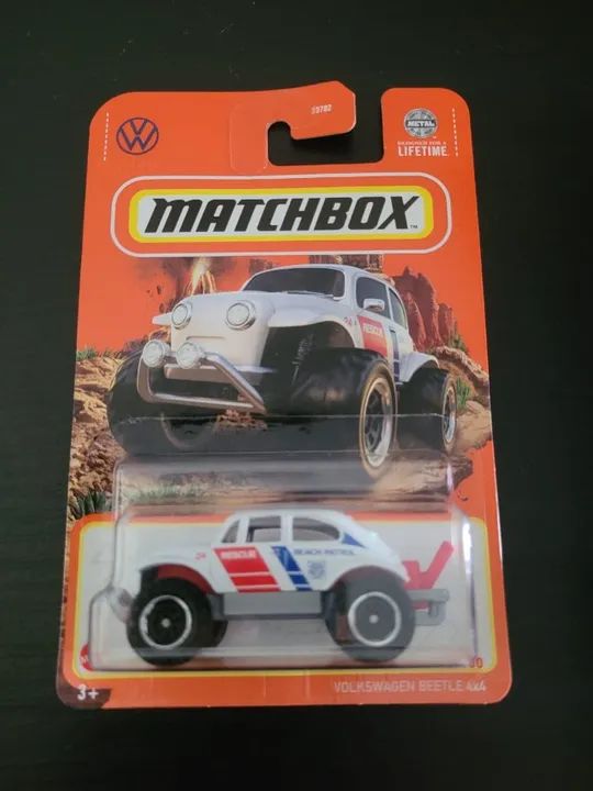 Matchbox - Volkswagen Beetle 4x4 Branco - HVL92