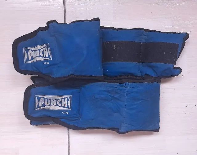 Par de caneleira tornozeleira 4kg Punch - Usado