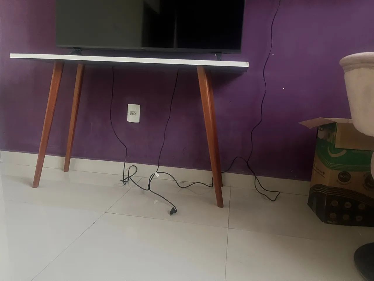 Mesa de centro em madeira com design moderno - Foto 2