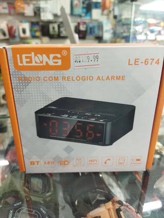rádio relógio 
