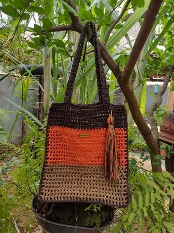 Bolsa de crochê modelo Prada - Foto 3
