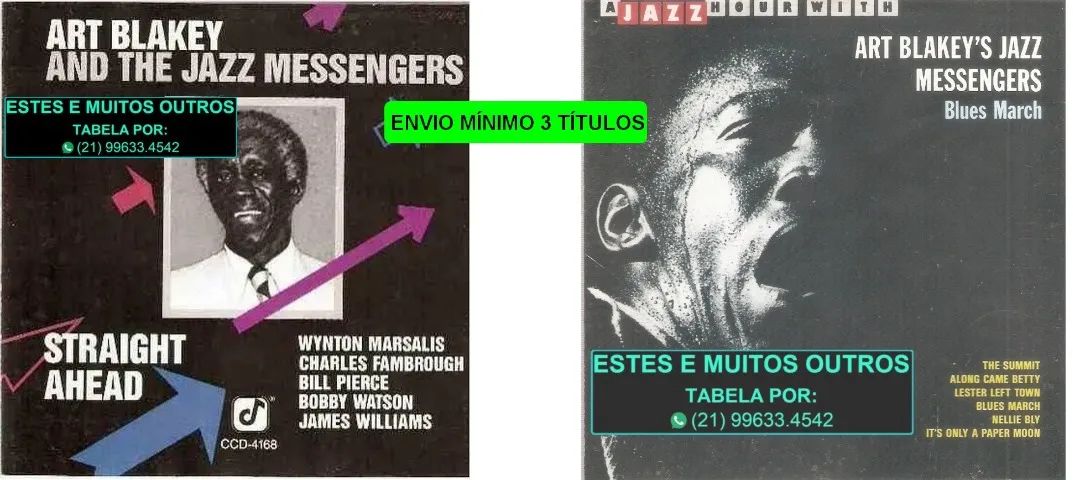 7 Cds jazz do baterista Art Blakey. - Foto 4