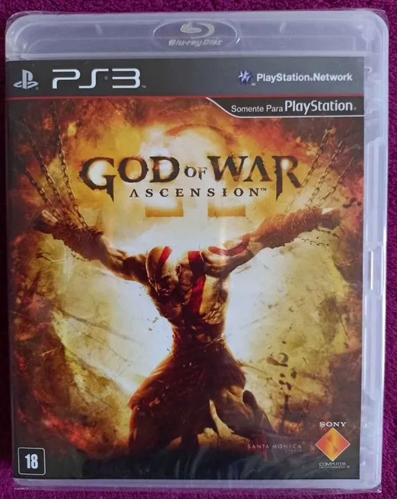 God of War Ascencion original em perfeito estado de conservação.
