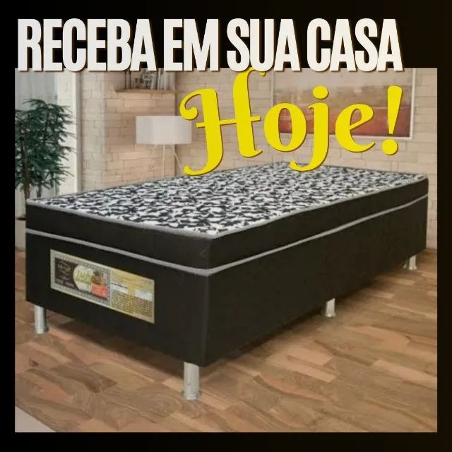Cama Box Solteiro - Menor Preço da Região