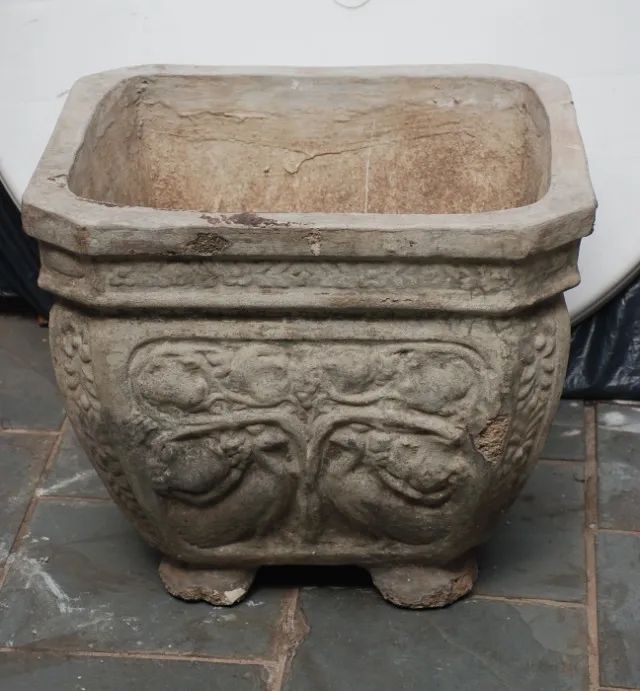 vaso quadrado cimento  ans 70  -  0,40 x 0,40 0,30 altura - Foto 6