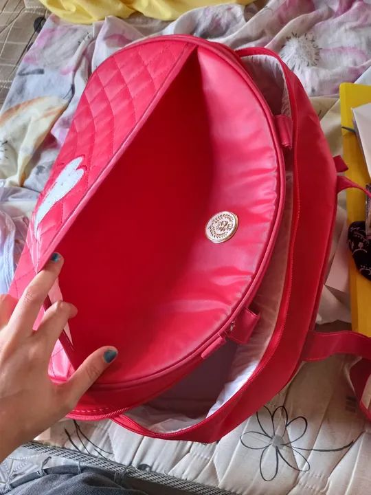 Mochila maternidade vermelha LEIA BEM A DESCRIÇÃO  - Foto 4