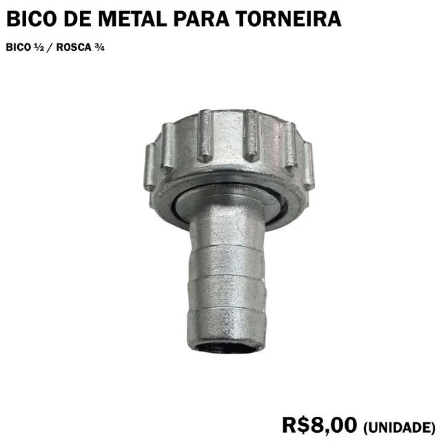 Bico de Metal para Torneira