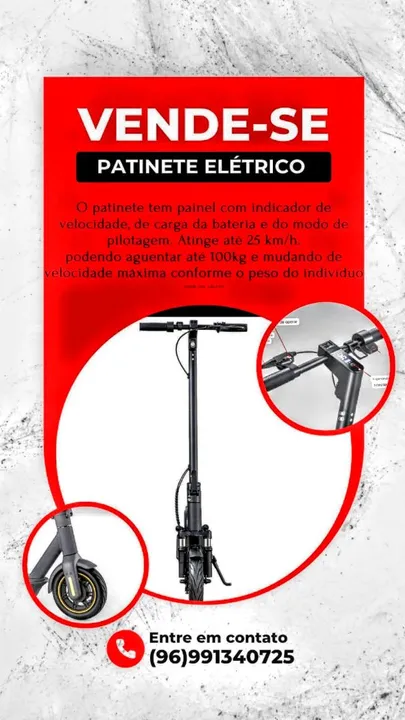 Patinete elétrico (adulto )