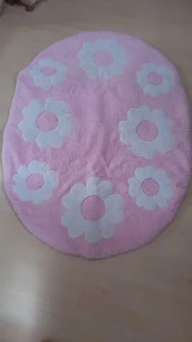 Tapete para quarto infantil rosa  - Foto 2