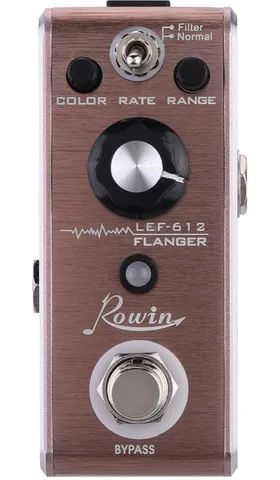Tempaky Rowin LEF-612 Flanger Pedal mini pedal de efeito de guitarra portátil