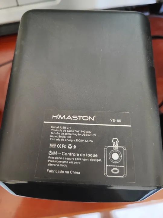 Caixinha de som para PC Usada em ótimo estado para PC, facil de usar só conectar - Foto 5