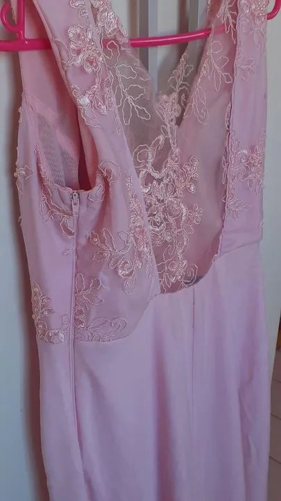 Vestido Social Rosa bebe - Foto 5