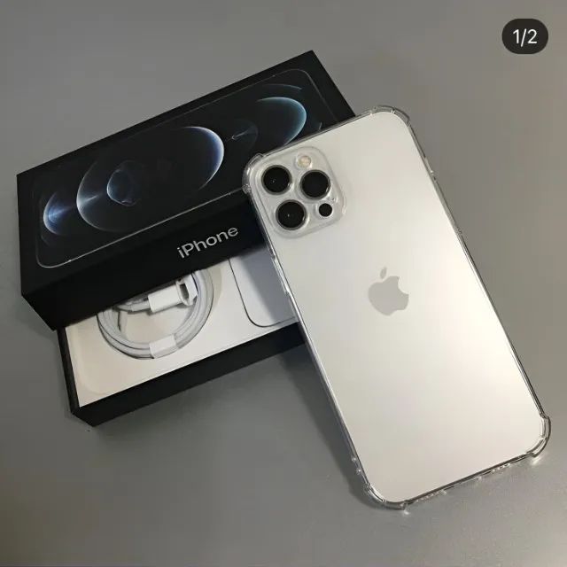 iPhone 12 Pro de 128Gb Branco semi novo Impecável