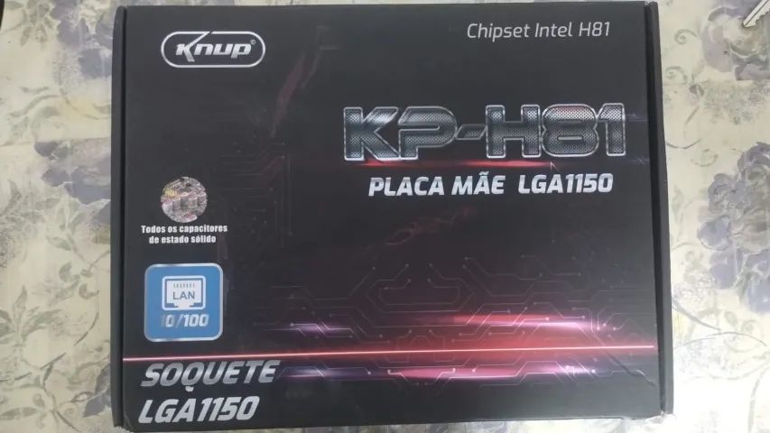 Placa Mãe KP-H81 Lga1150 Chipset Intel H81 6gb Usb 3.0 Ddr3 (Com Defeito) - Foto 4