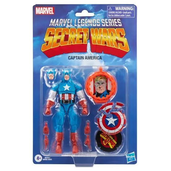 Boneco Marvel Legends Series Secret Wars - Capitão América