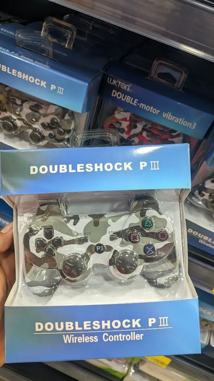 Controle ps3 camuflado novos laclados (entrego)