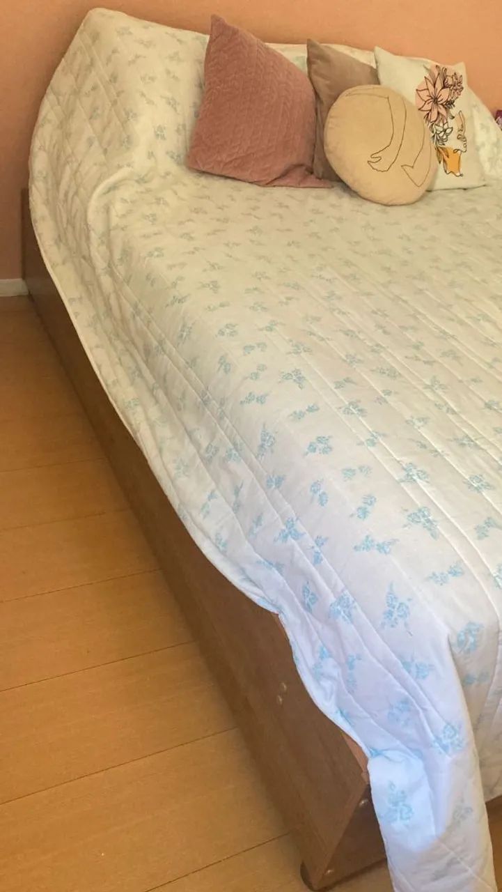 Cama box Queen  em MDP - Foto 4