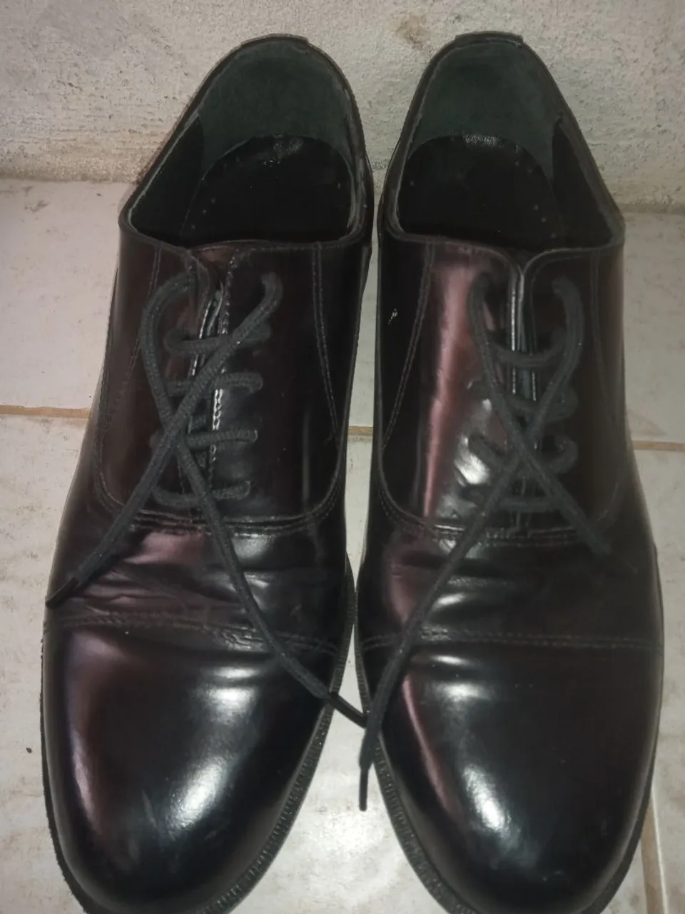 Sapatos Sociais de Couro Preto