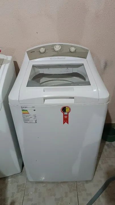 Máquina de Lavar Roupa Continental 10kg cesto de inox Voltagem 110 Com garantia 