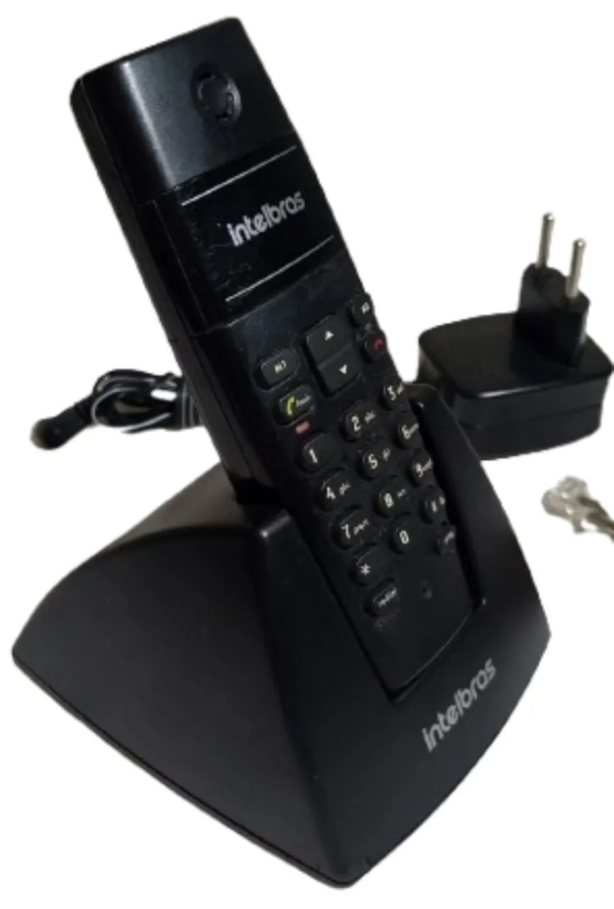 Telefone Intelbras TS 40 ID sem fio - cor preto - Foto 3