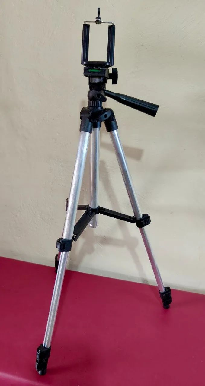 TRIPÉ 1,02m com Nível para Celulares e Câmera profissional  - Foto 3