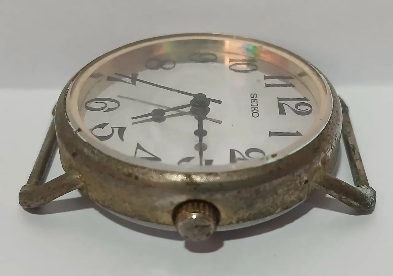 Antigo relógio holográfico Seiko 470239 (No estado) - Foto 2