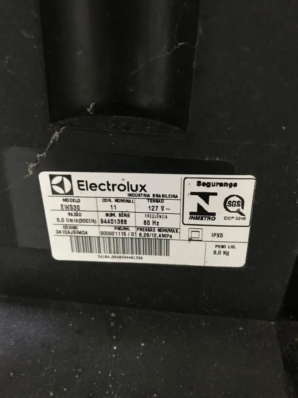 Lavadora de Pressão Eletrolux EWS30 - COM DEFEITO NA VALVULA - Foto 2