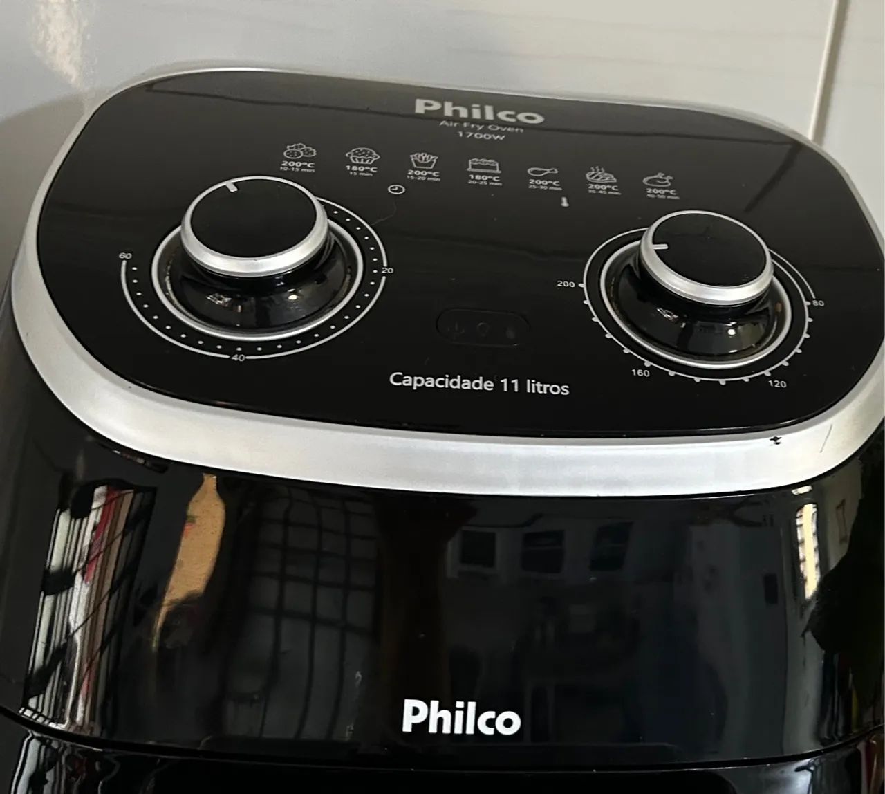 Air fryer oven 11l 1700W 2 em 1  - Foto 3