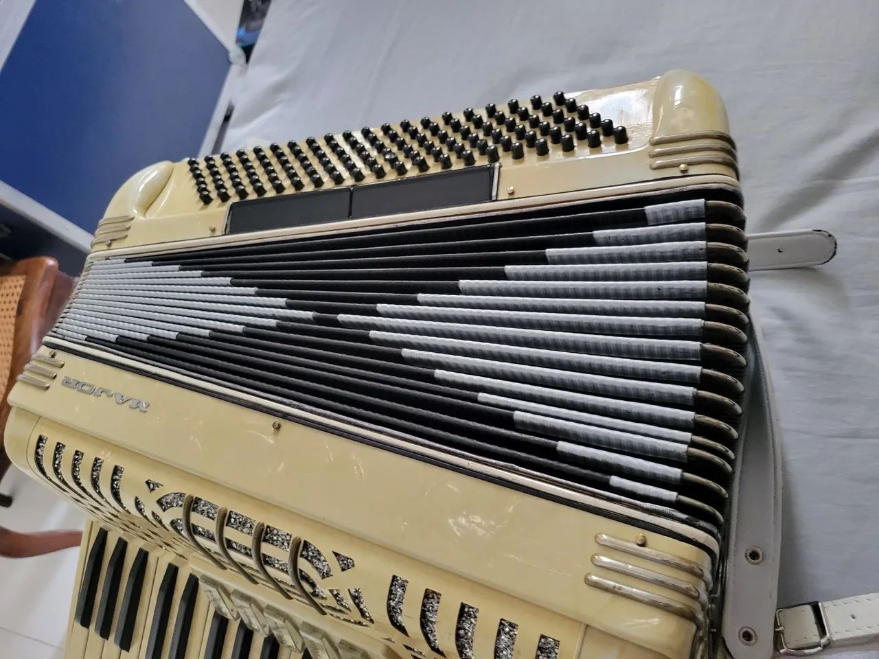 Sanfona Acordeon Italiana 120 baixos uma joia - Foto 2