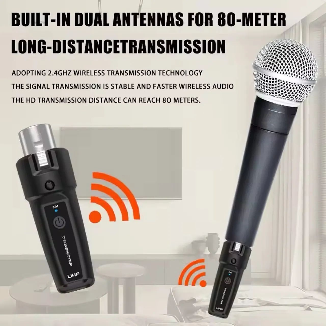 Queima de Estoque, Transmissor Para Microfones