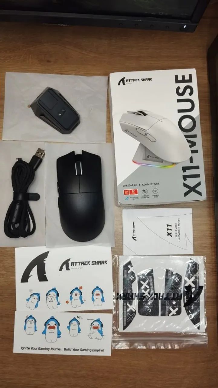 Mouse Attack Shark X11 Tri-Mode - Novo - Periféricos e Acessórios de ...