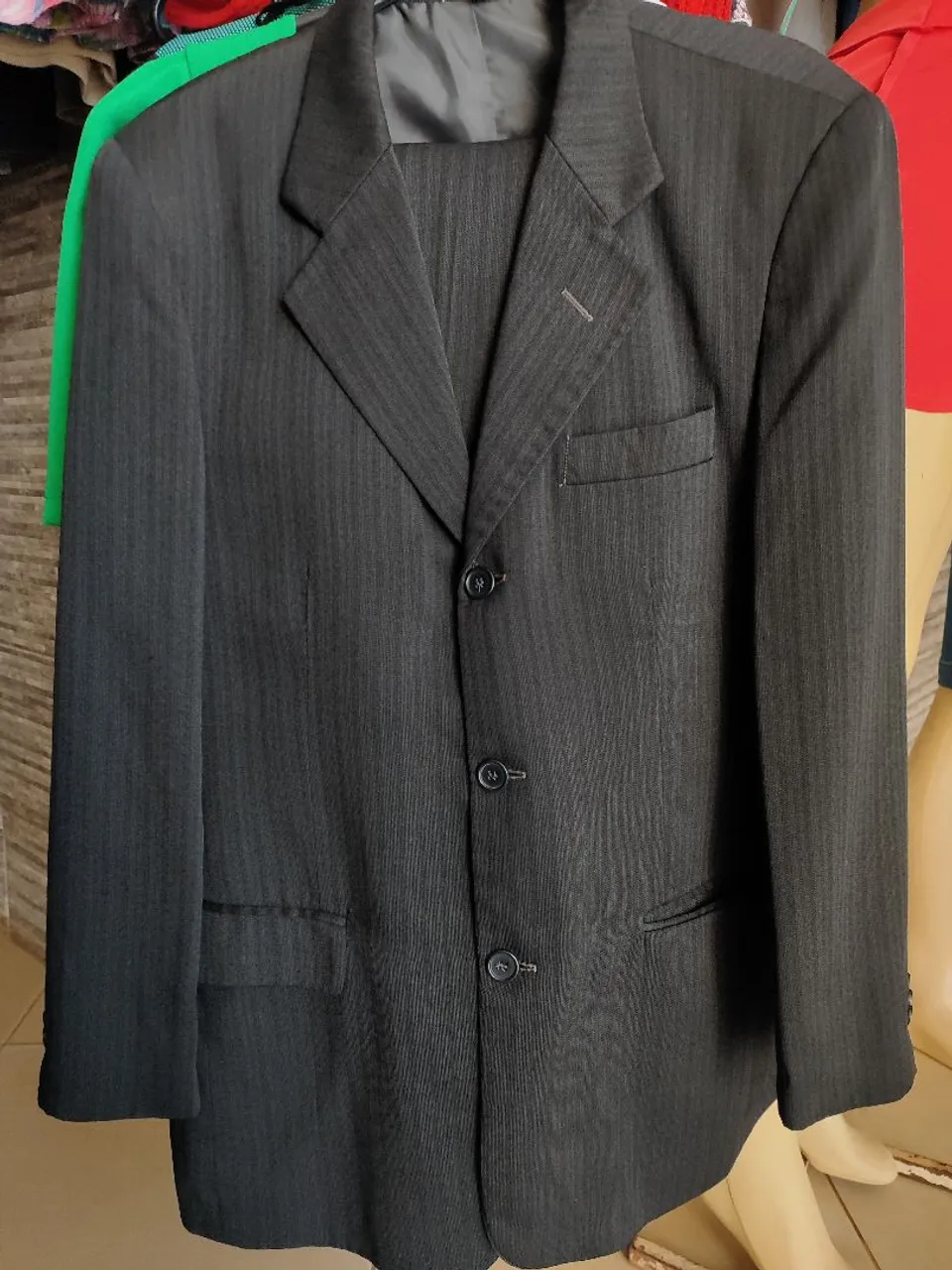 Terno preto masculino Etiqueta Garbo tamanho M