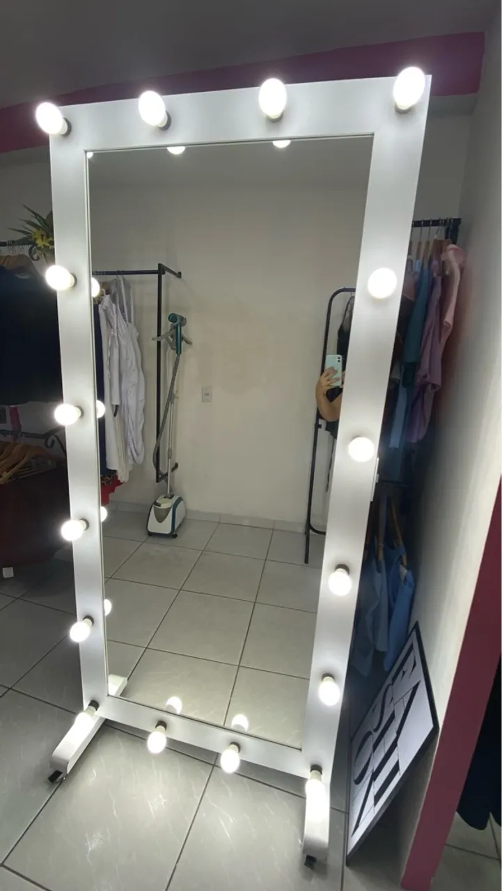 Espelho Camarim com Iluminação LED