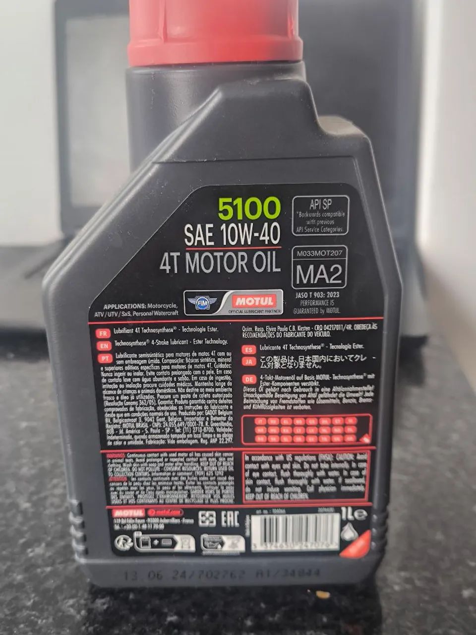 Óleo Motul 5100 4T 10W40 - Foto 2