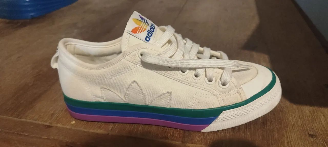 Tênis feminino Adidas Nizza Pride 39 - Foto 2