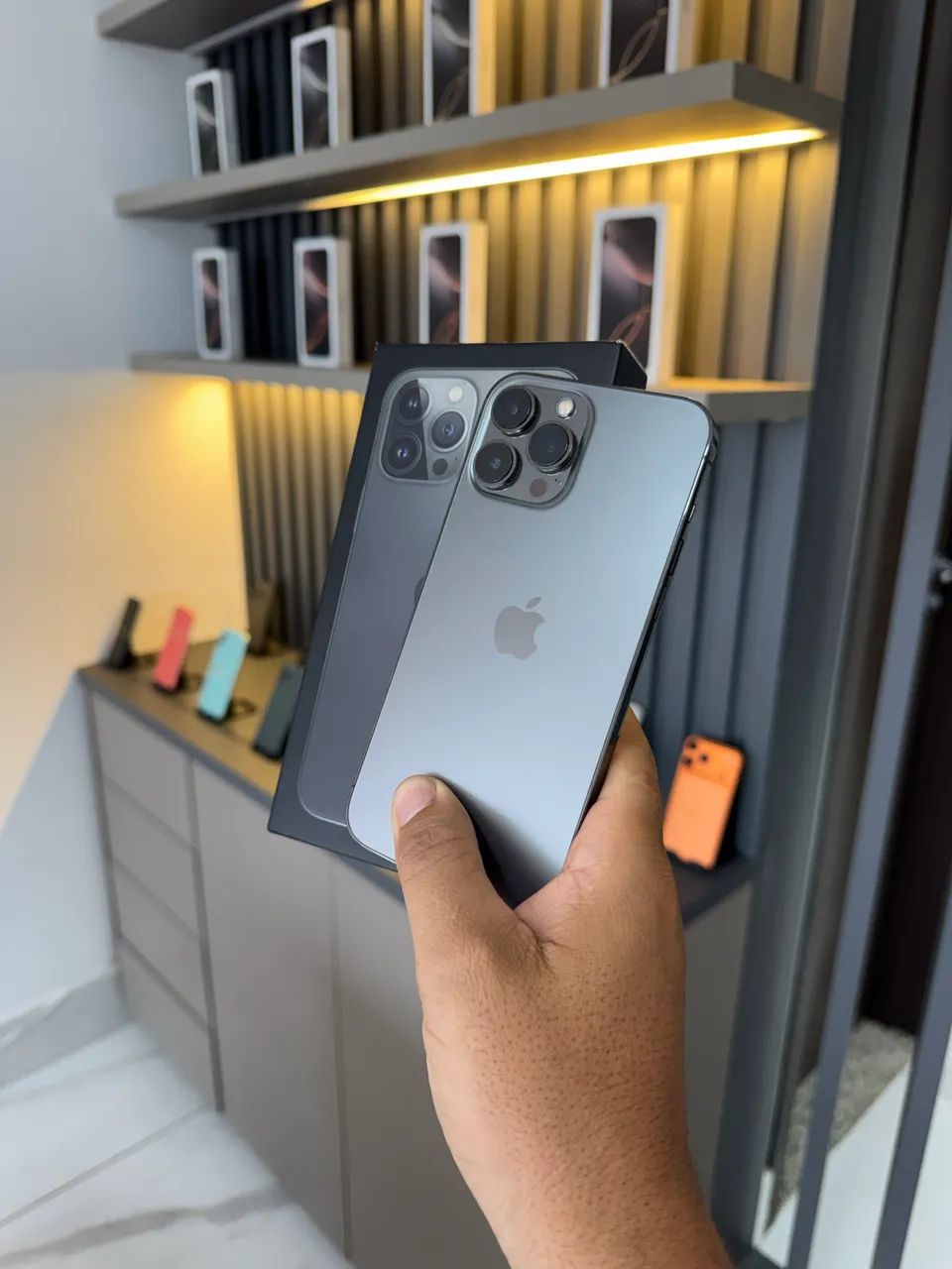 iPhone 13 Pro Max 128gb grafite completo