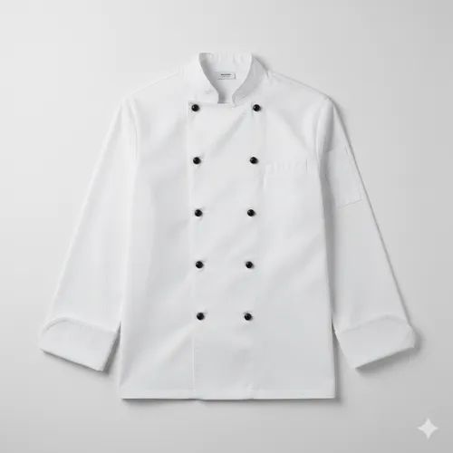 Uniforme Profissional Personalizado Chef De Cozinha Cozinheiro Pied Poule Quadriculada  - Foto 3