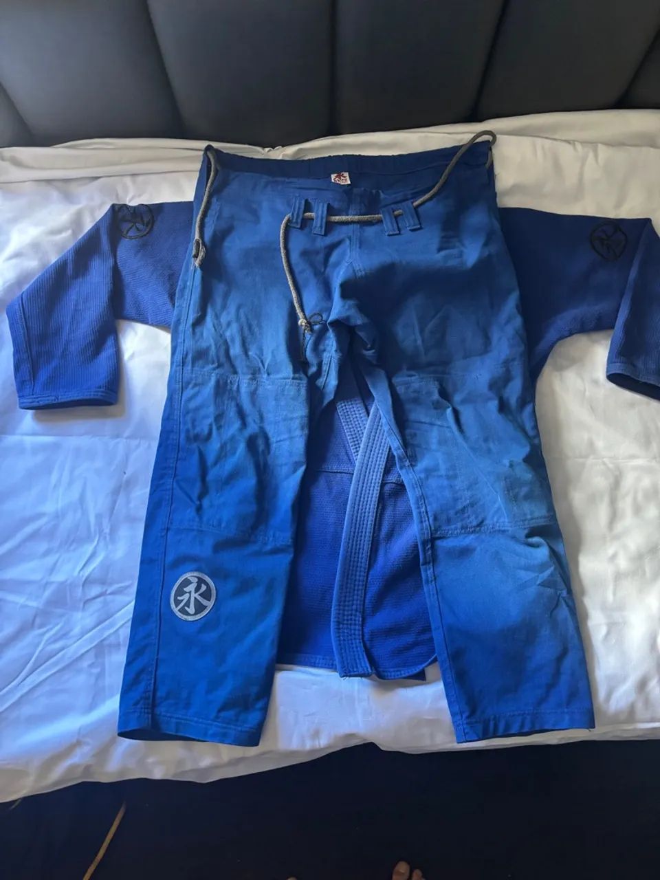 Kimono de Jiu-Jitsu Azul keiko a1 - Foto 5