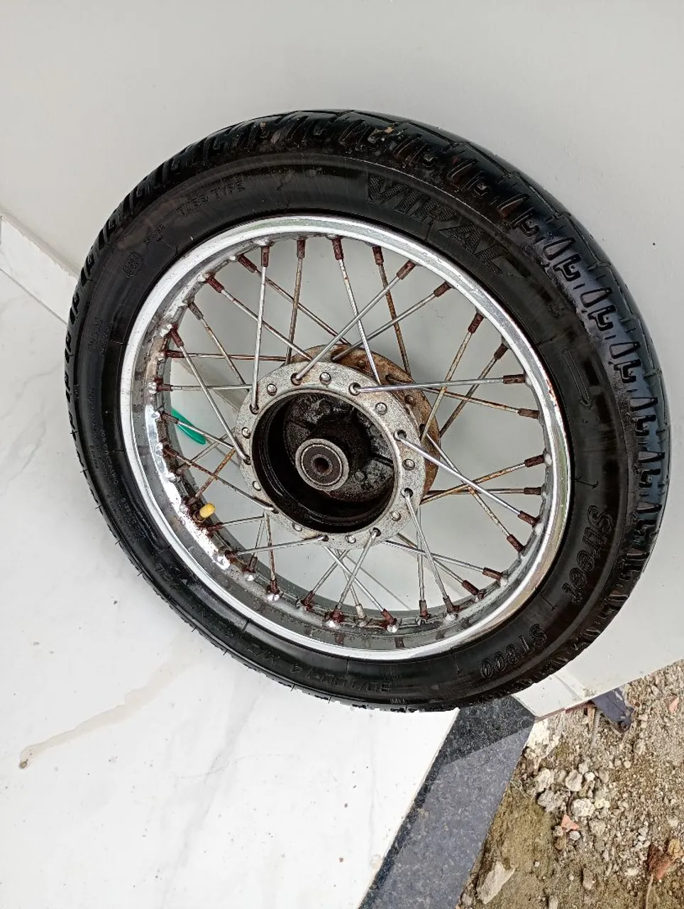 biz aro 14 traseira .Roda de Moto Completa