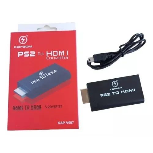 Adaptador Conversor PS2 Para HDMI Play 2 to HDMI - Foto 5