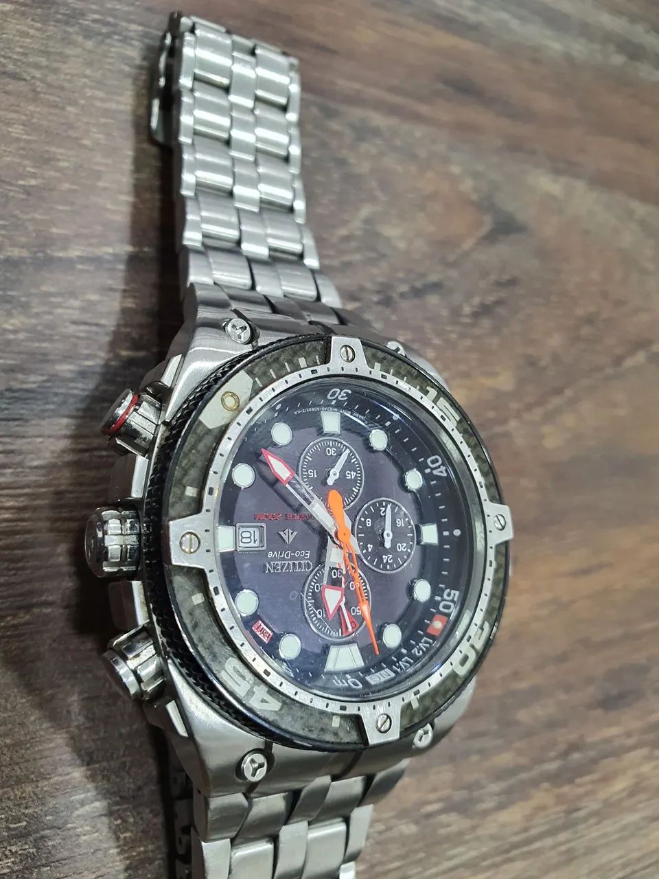Relógio Citizen Eco-Drive Promaster Carbon BJ 2105-51E