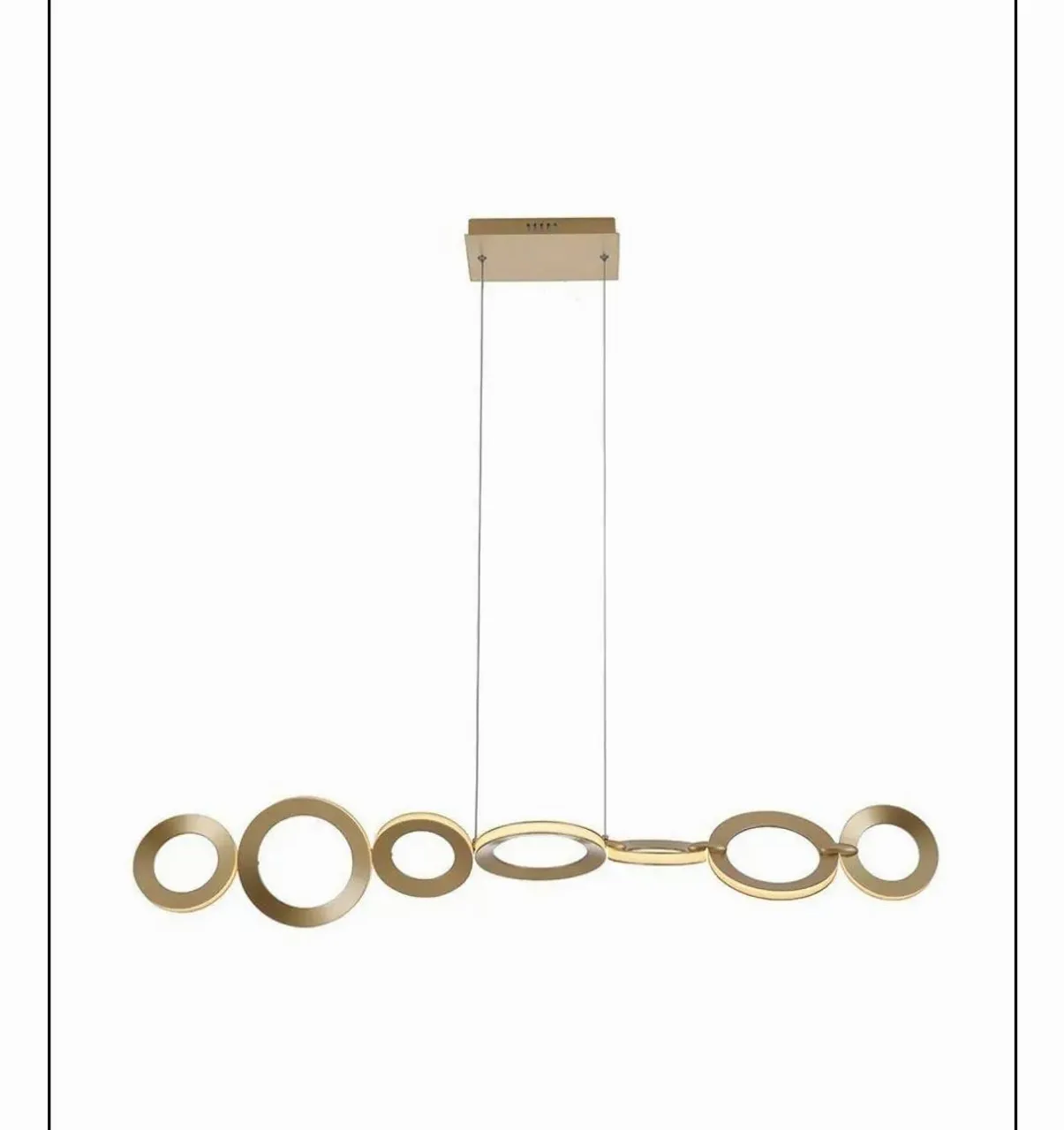 Lustre Moderno GINGA com Design Circular em LED