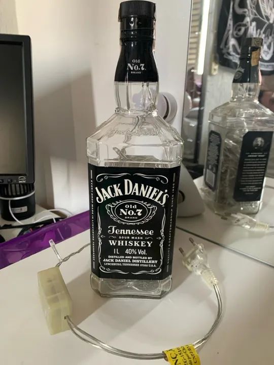 Garrafa de Jack Daniel's com Luzes de LED - Foto 2