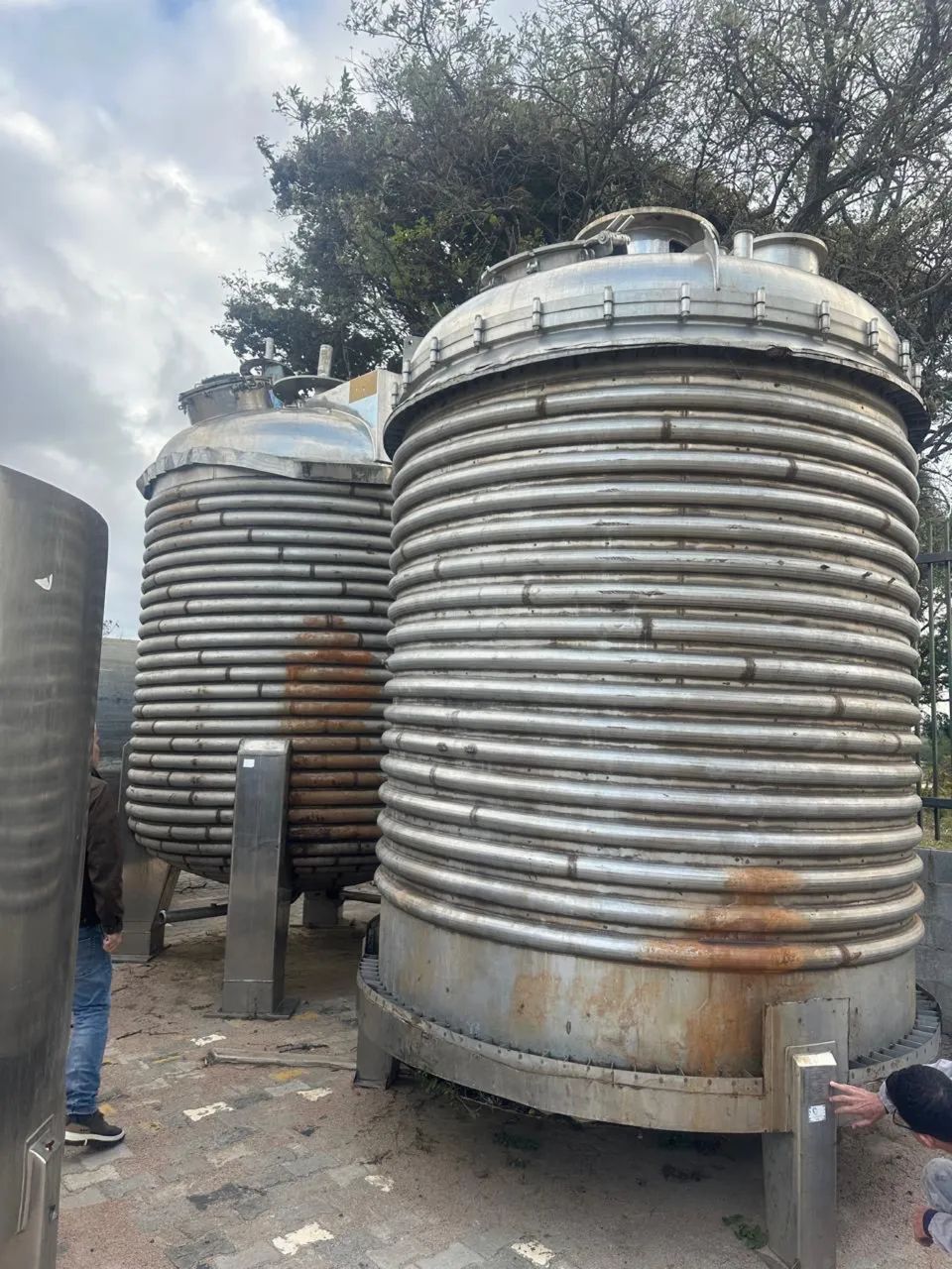 Reator em aço inox , cap 12.000 lts 