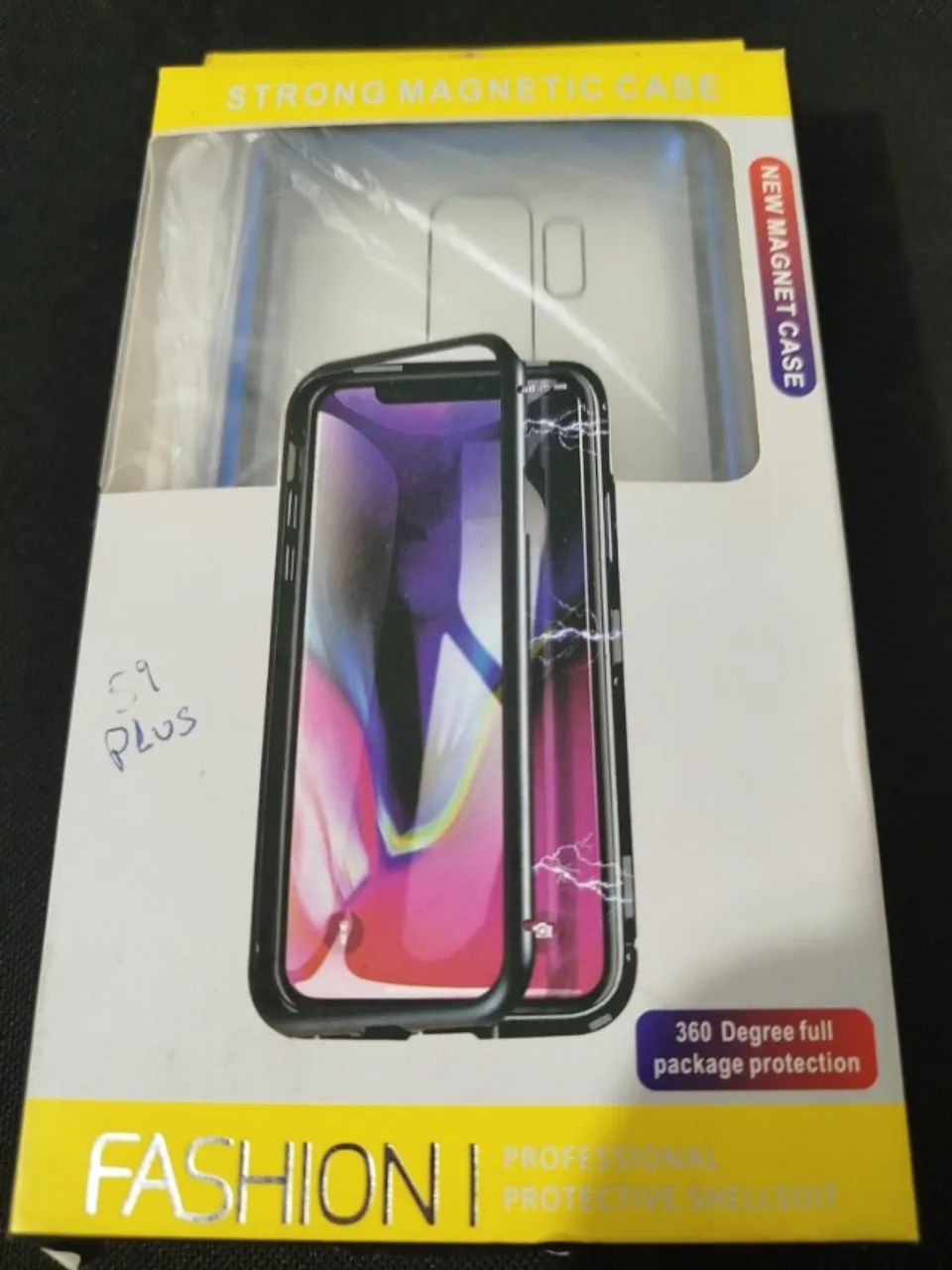 Case Magnético Capinha Compatível Celular Samsung S9 Plus Vidro Só Atrás. Perguntas  (19)  - Foto 2