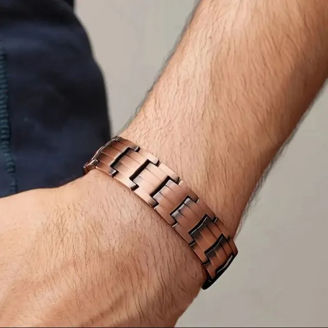 Pulseira  Masculina Cobre