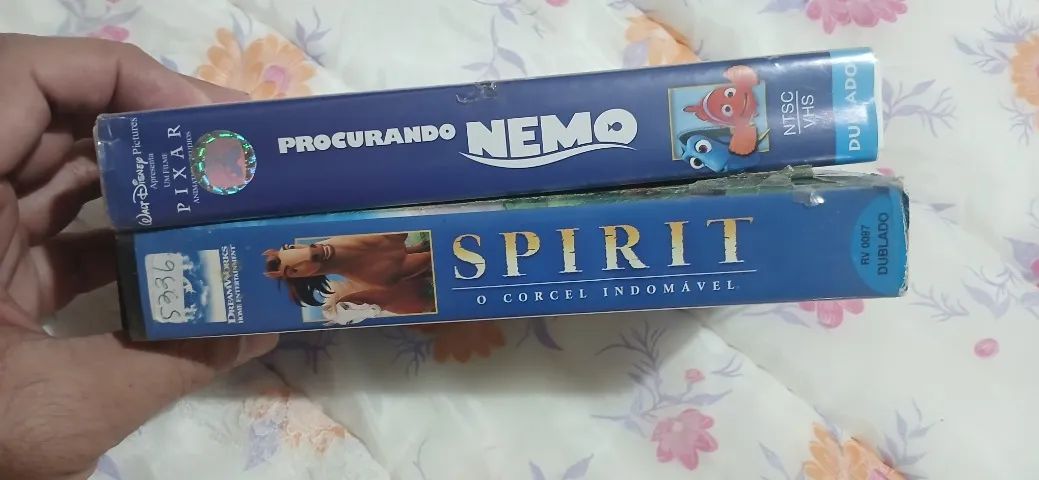 Kit 2 Filmes Vhs Infantis Nemo / Spirit - Foto 2