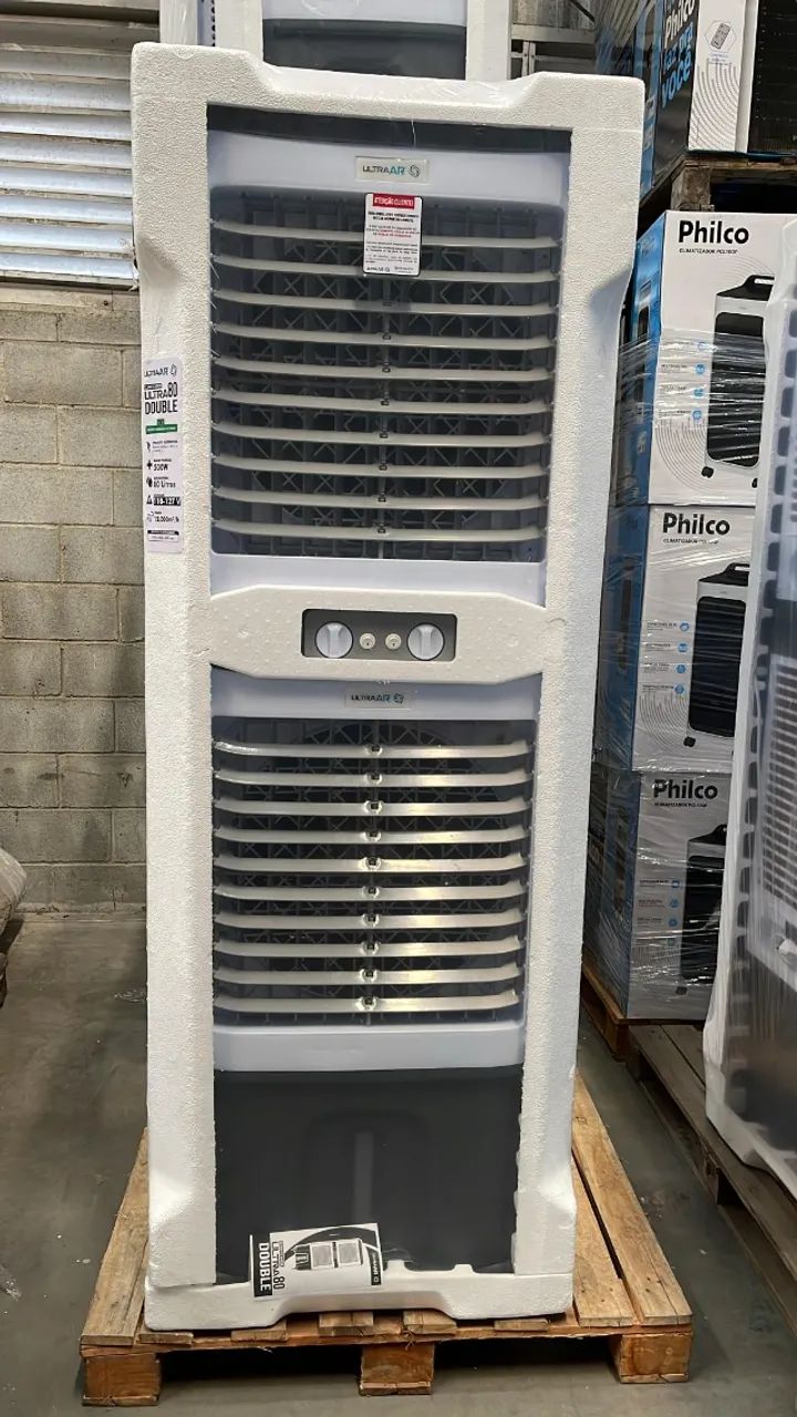 Climatizador Duplo Industr. De Ar Umidificador 80l Portátil - Foto 2